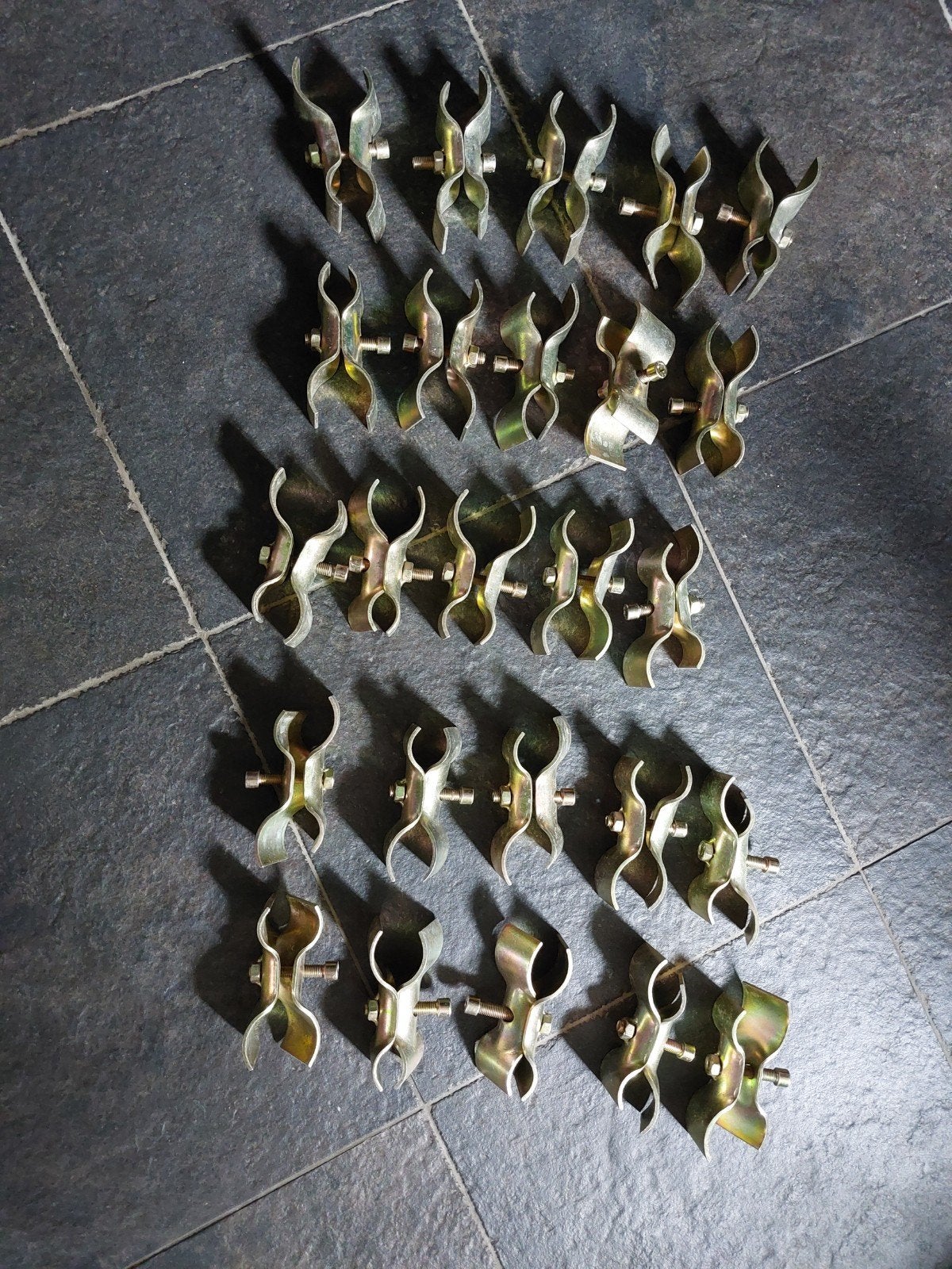 BOUWHEK KLEMMEN 25 stuks, Ophalen, IJzer, Tuinhek