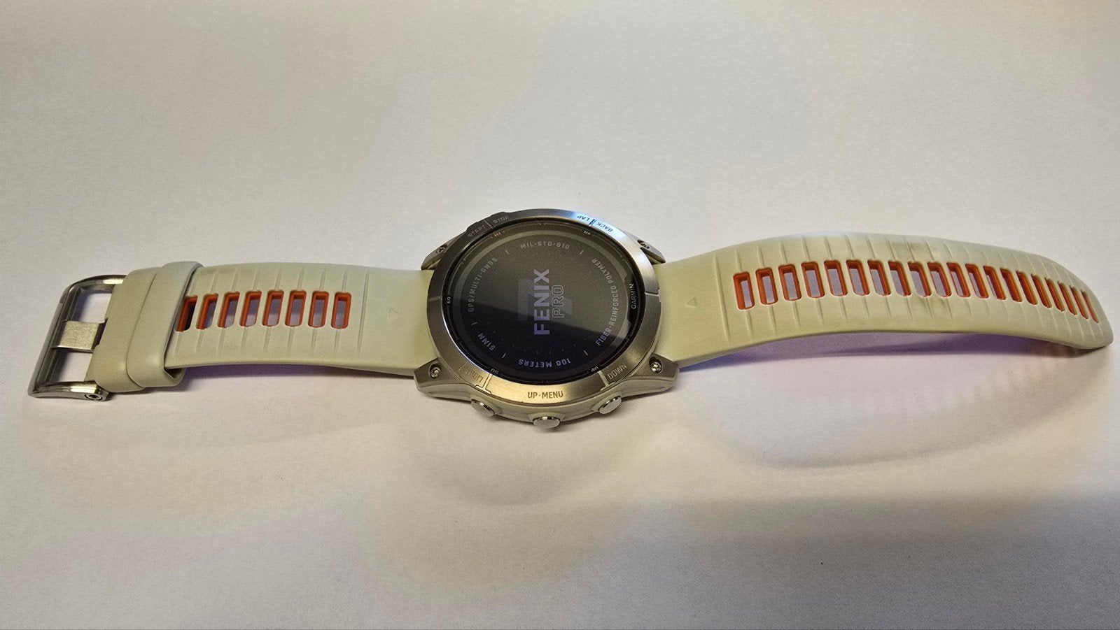 Garmin Fenix 7X Pro Sapphire Solar Edition Titanium 51mm, Gebruikt, Garmin, Ophalen of Verzenden, Waterdicht