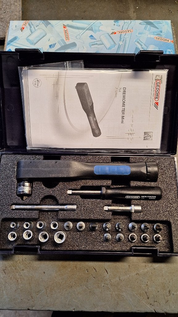 Gedore Dremometer Mini 753-14 Momentsleutel 2-12Nm SET!!!!!, Auto diversen, ., Nieuw, Ophalen of Verzenden, .