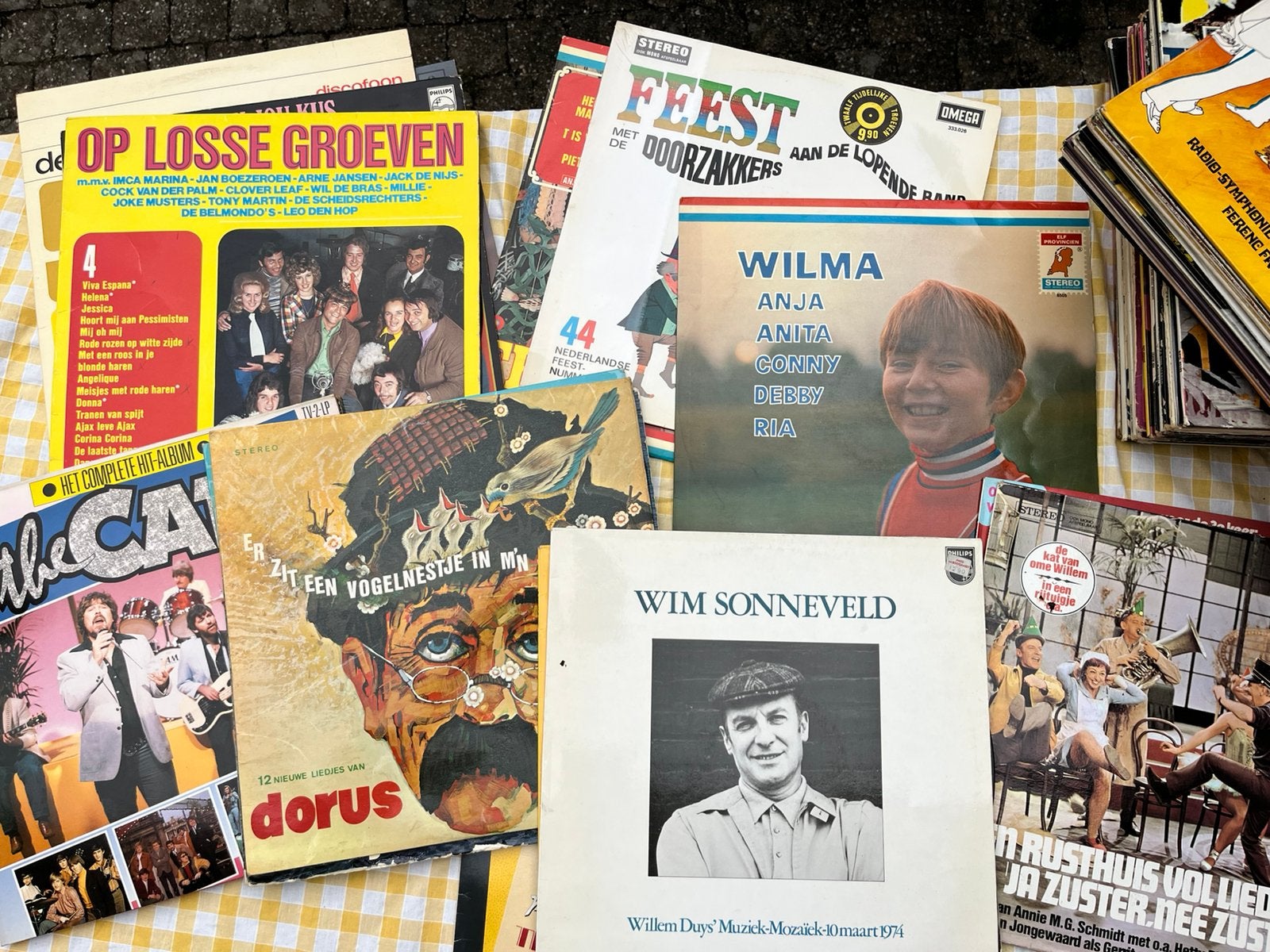 17x LP vinyl Nederlands oa Dorus Wim Sonneveld Andre v Duin, Cd's en Dvd's, Vinyl | Nederlandstalig, Ophalen of Verzenden, Gebruikt