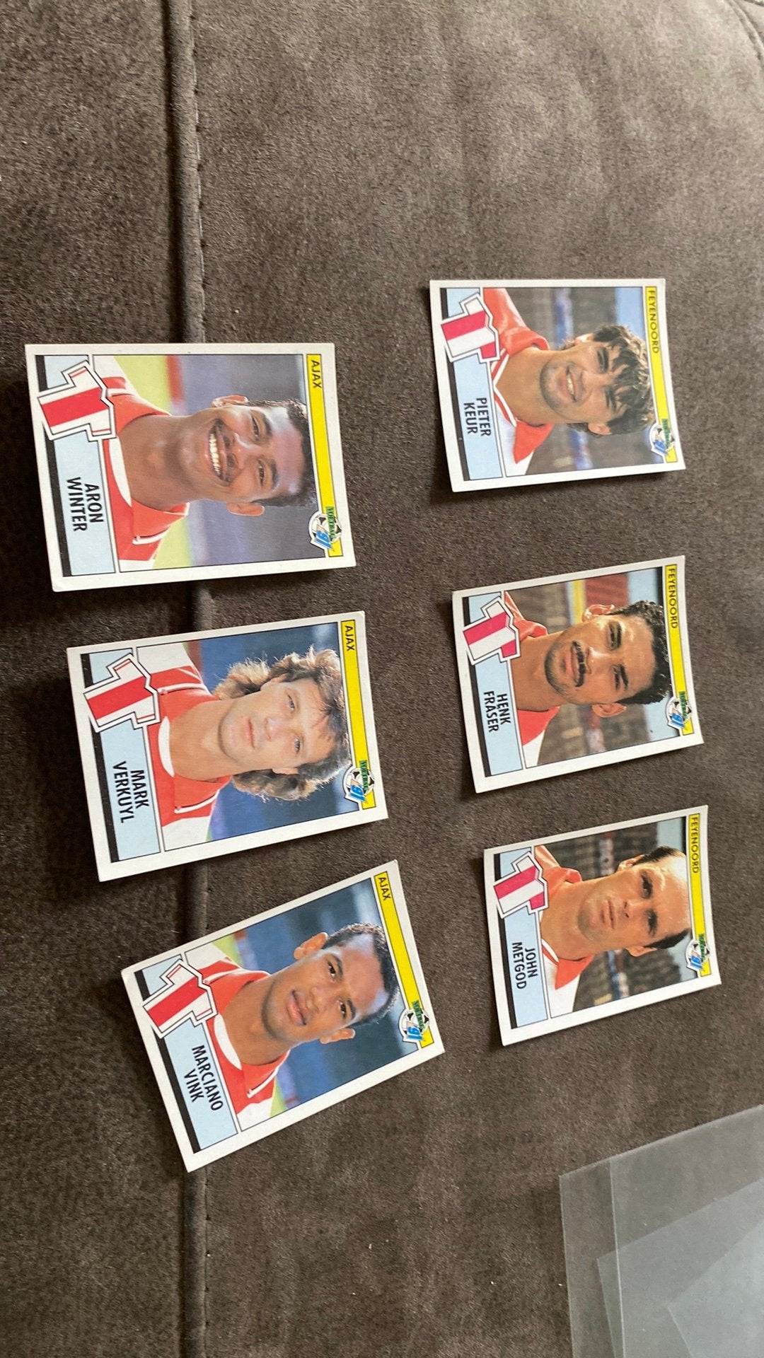 Panini voetbal 91 ajax en Feyenoord, Ophalen of Verzenden, Zo goed als nieuw, Plaatje