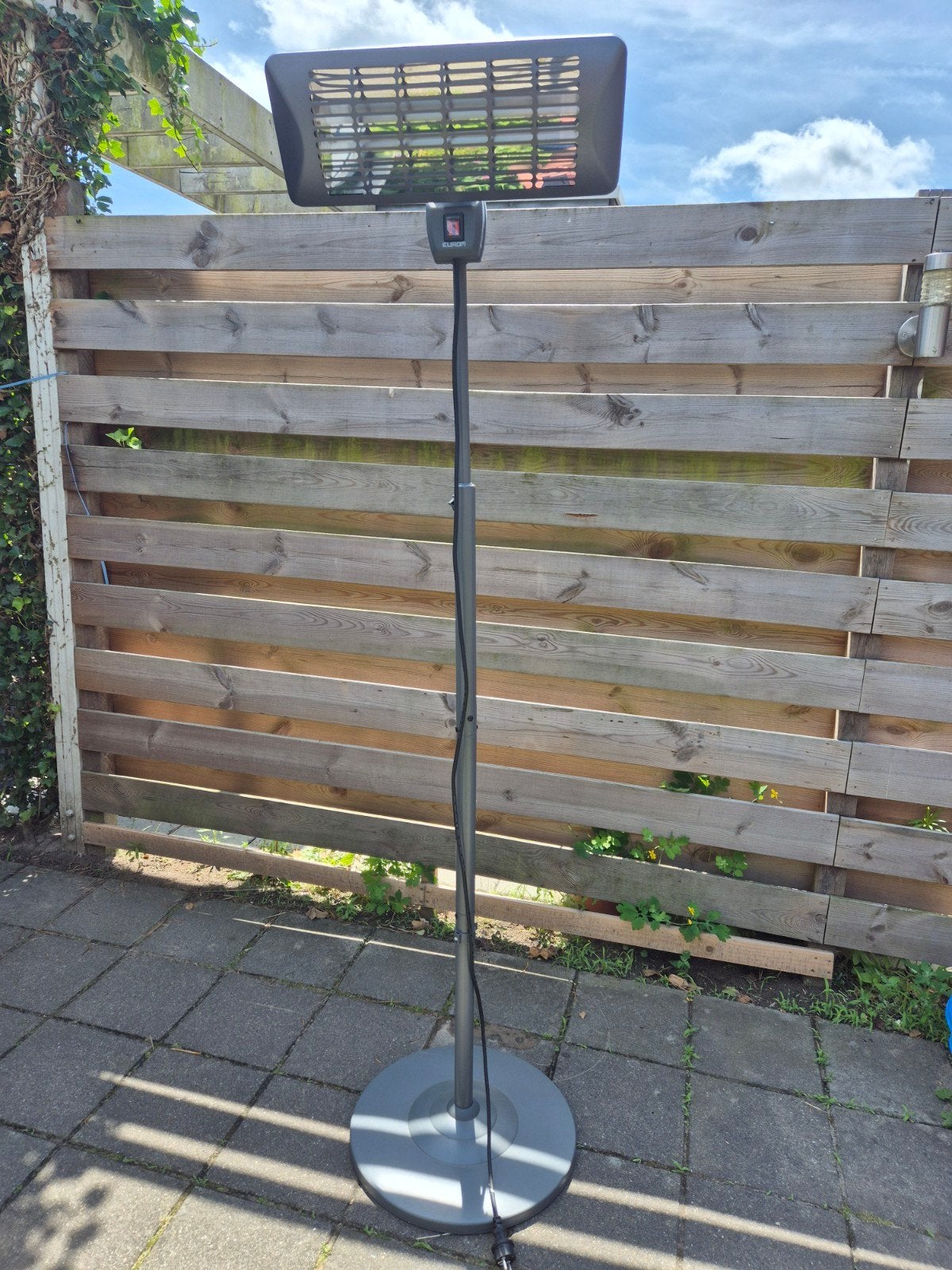 EUROM Q-Time 2000 S terrasverwarmer, Tuin en Terras, Terrasverwarmers, Elektrisch, Waterbestendig, Vloer, Ophalen of Verzenden