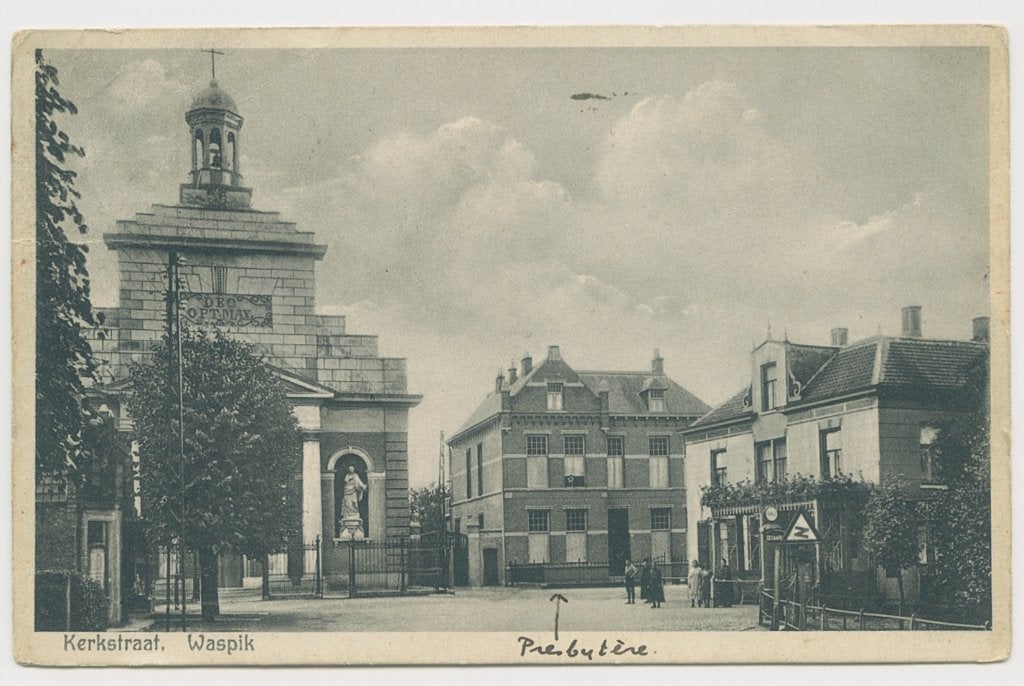 Waspik kerk pastorie, Verzenden, 1920 tot 1940, Gelopen, Gebouw