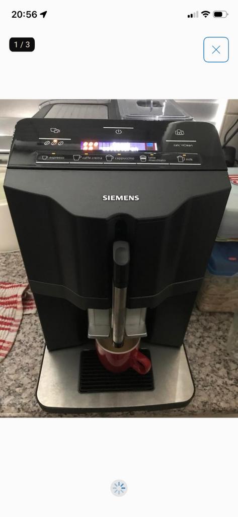 Siemens EQ6, Koffiemachine, Zo goed als nieuw, 1 kopje, Koffiebonen