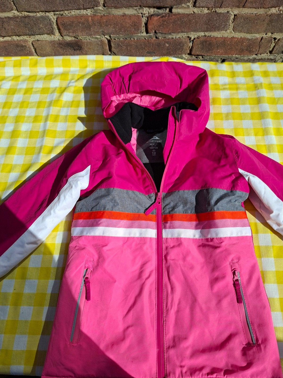 Roze ski-jas meisjes maat 122/128 Active Touch Kids, Kinderen en Baby's, Kinderkleding | Maat 122, Gebruikt, Meisje, Ophalen of Verzenden