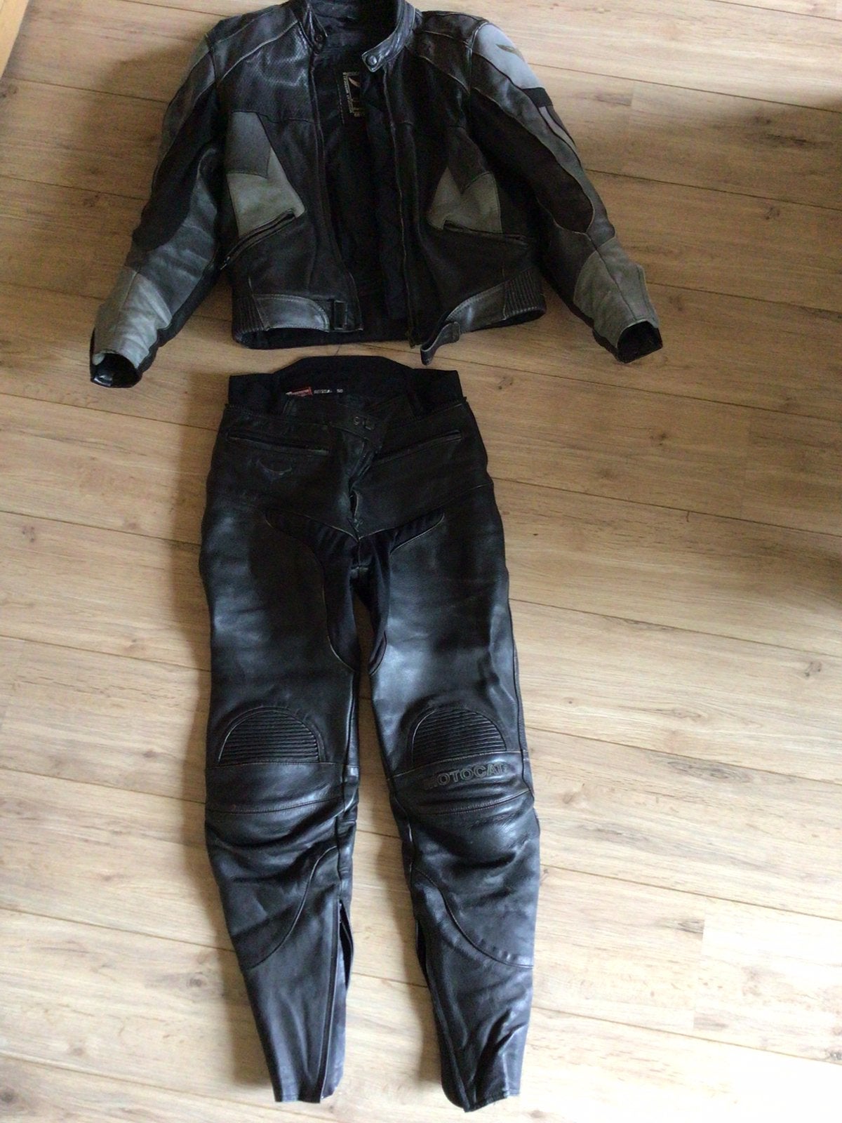 Motocat 2-delig motorpak, maat 50, Motoren, Ophalen, Tweedehands, Heren, Combipak