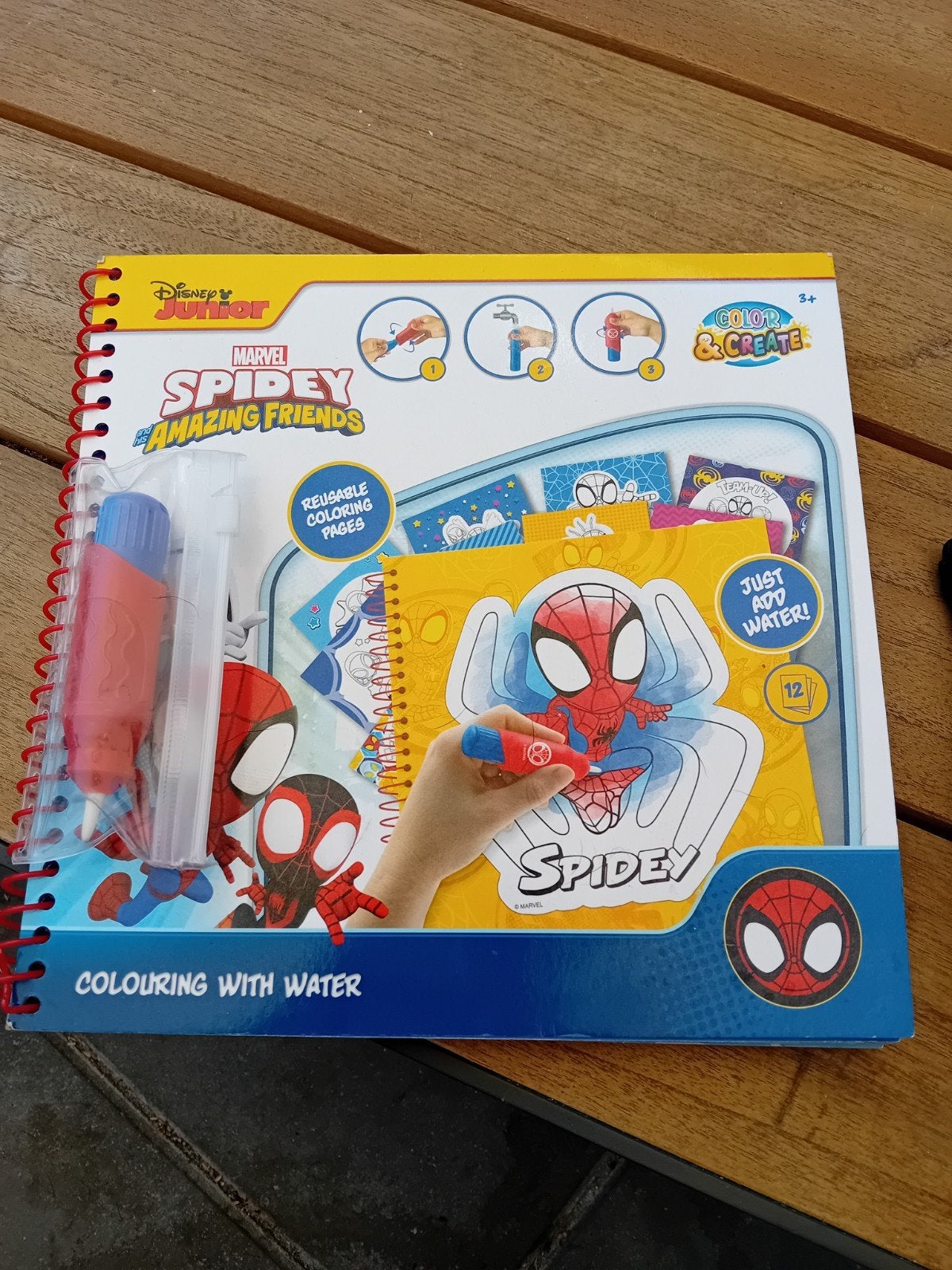 Nieuw Spidey & Amazing Friends Waterkleurboek, Ophalen of Verzenden, Nieuw, Knutselen