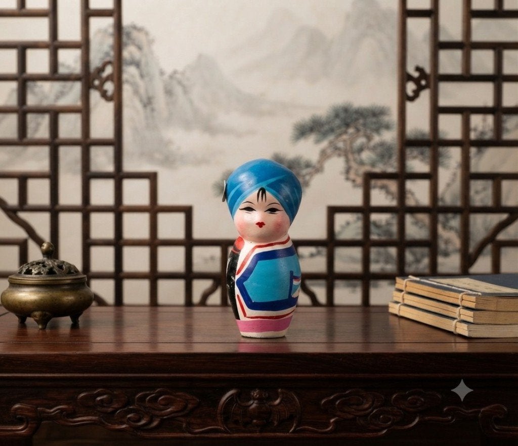 Vintage Chinees kleipoppetje, Verzenden