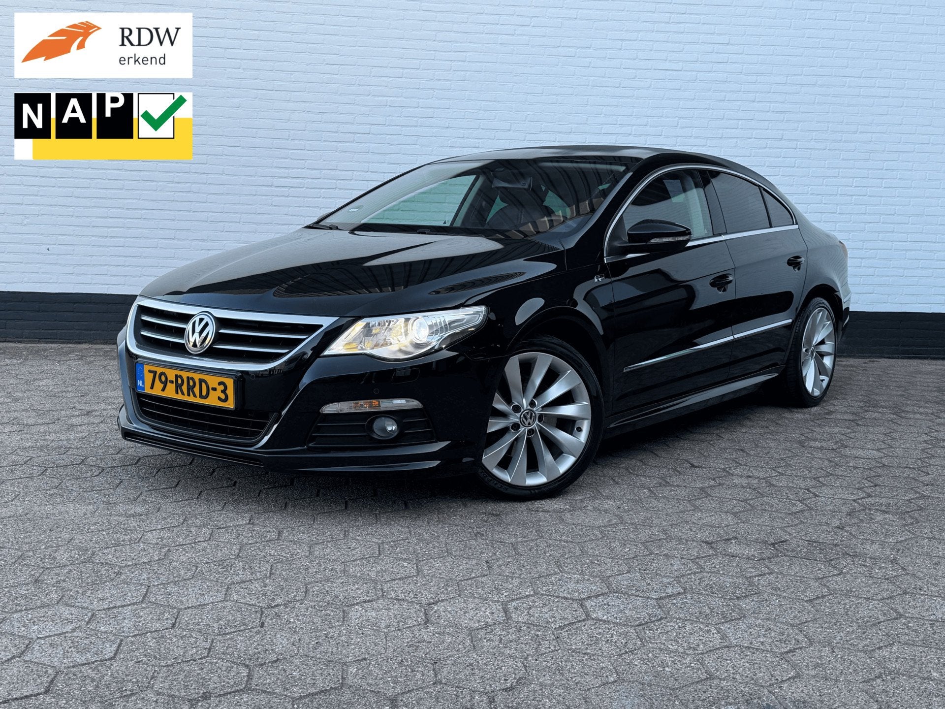 Volkswagen Passat CC 1.8 TSI 5p. R-Line CARPLAY l LEDER l CR, Auto's, Volkswagen, Voorwielaandrijving, Euro 5, Zwart, 4 cilinders