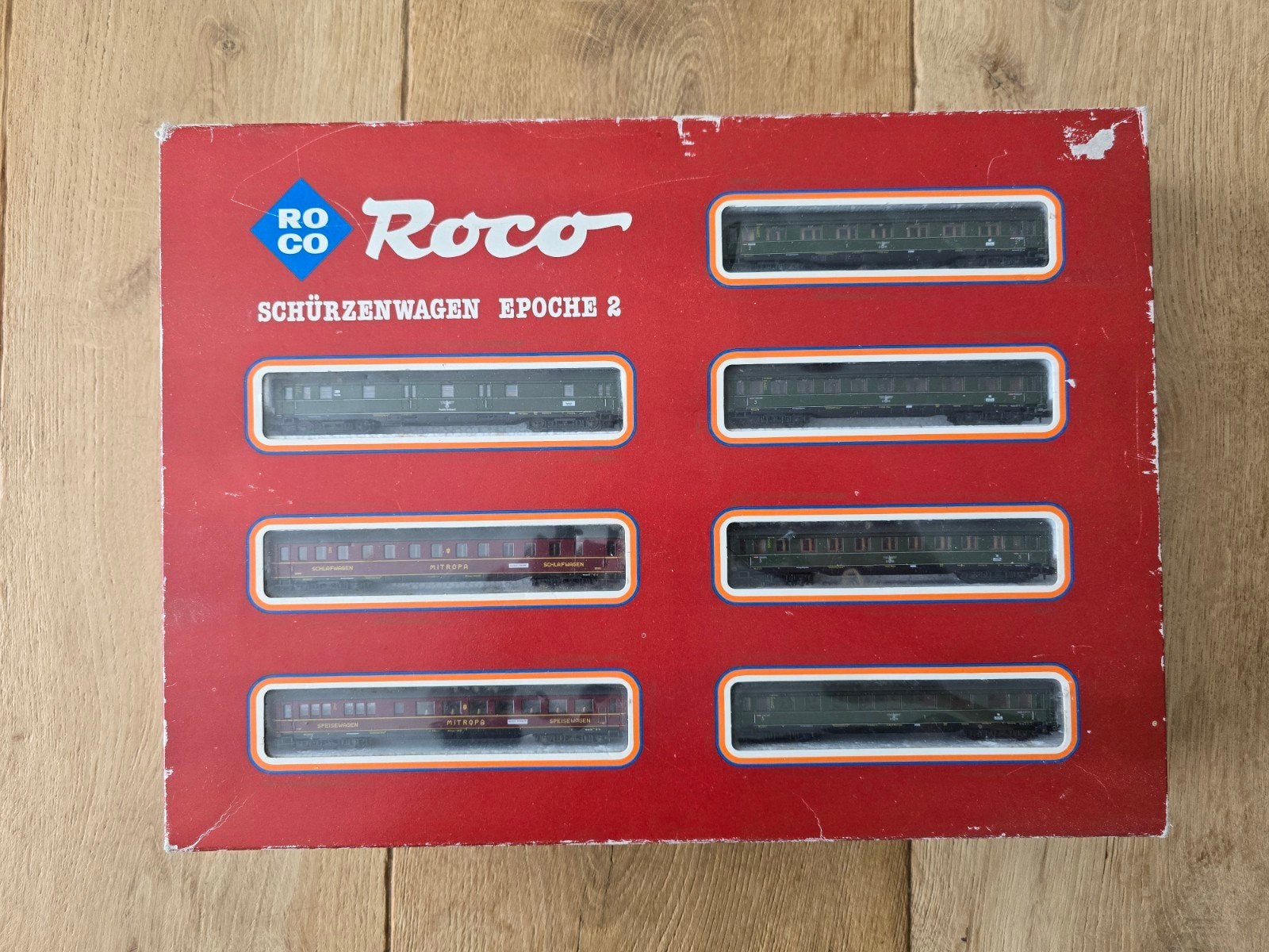 Roco Schürzenwagen Epoche 2 Spoor N - Set, Gelijkstroom, Wagon, Ophalen of Verzenden, Zo goed als nieuw