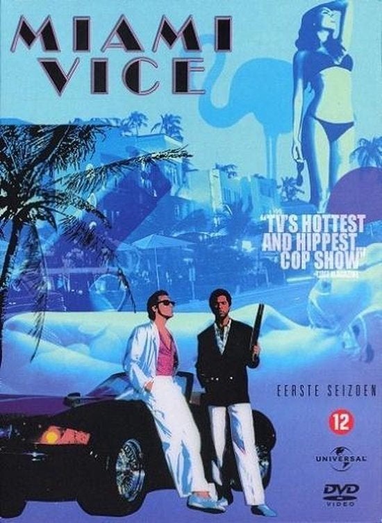 Miami Vice (serie 1) 8 discs 18 uur, Cd's en Dvd's, Seizoen 1, Misdaad, Ophalen of Verzenden, Zo goed als nieuw