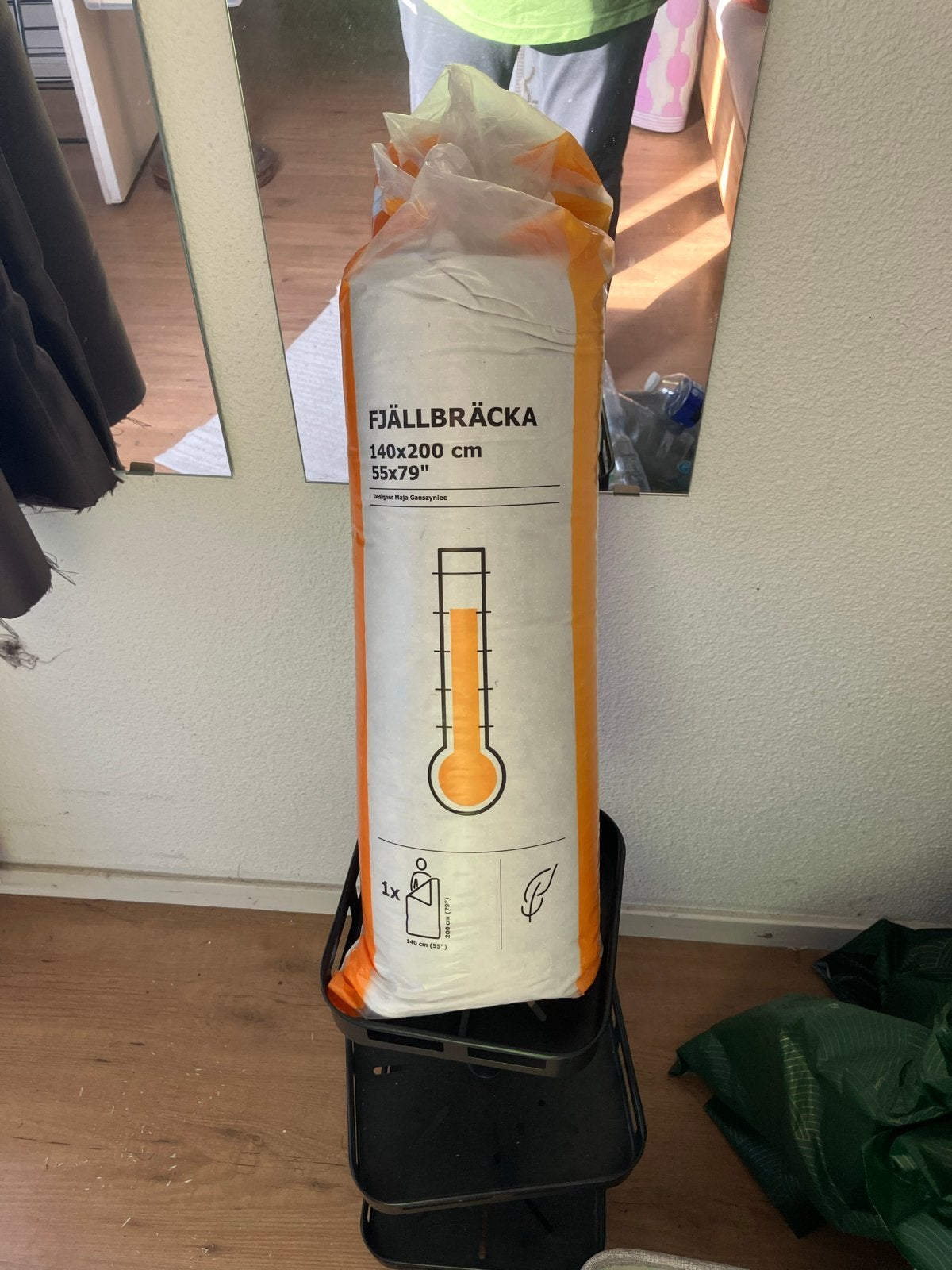 Nieuw IKEA FJÄLLBRÄCKA dekbed 140x200 cm, Ophalen, Eenpersoons, Nieuw, Deken of Dekbed