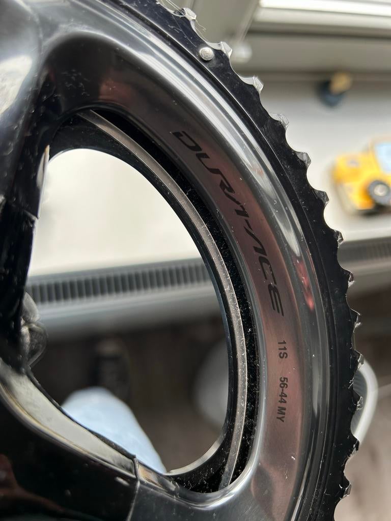 Dura Ace R9100 Power Meter Crankstel 54/44 175mm, Ophalen, Gebruikt, Crankstel of Pedalen