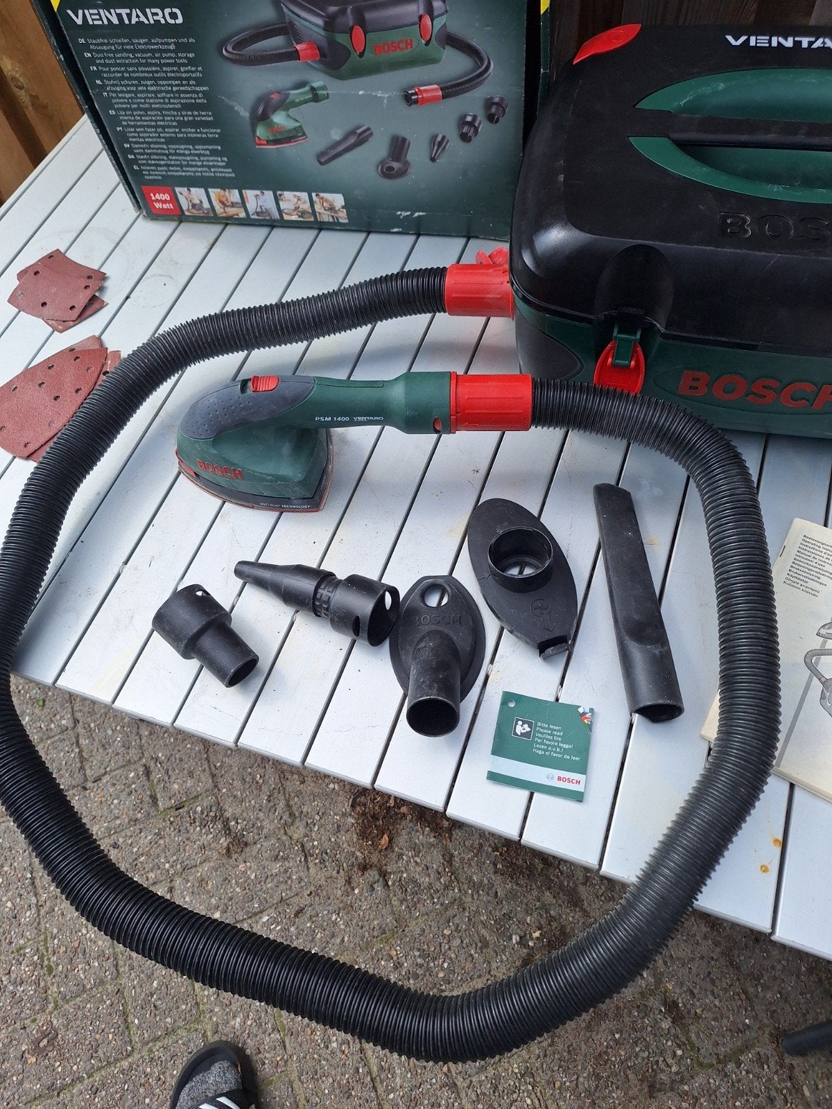 Bosch PSM 1400 ventaro stofzuiger stofafzuiger voor o.a Schu, Bosch PSM 1400 ventaro stofzuiger stofafzuiger voor o.a Schuurmachine