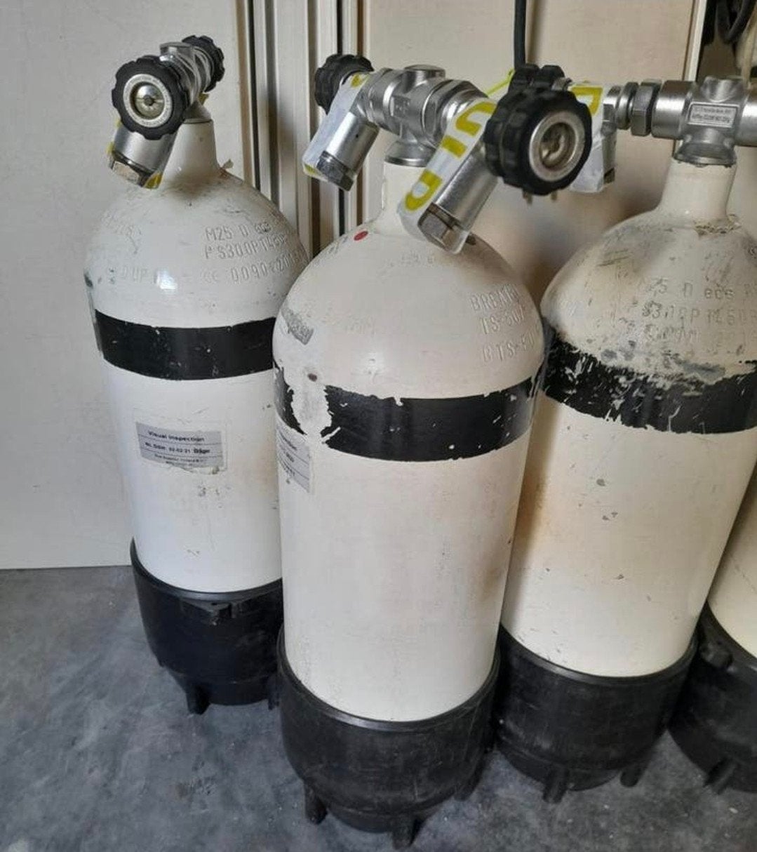 8 liter 300 bar duikfles / psp, Ophalen, Gebruikt, Duikfles