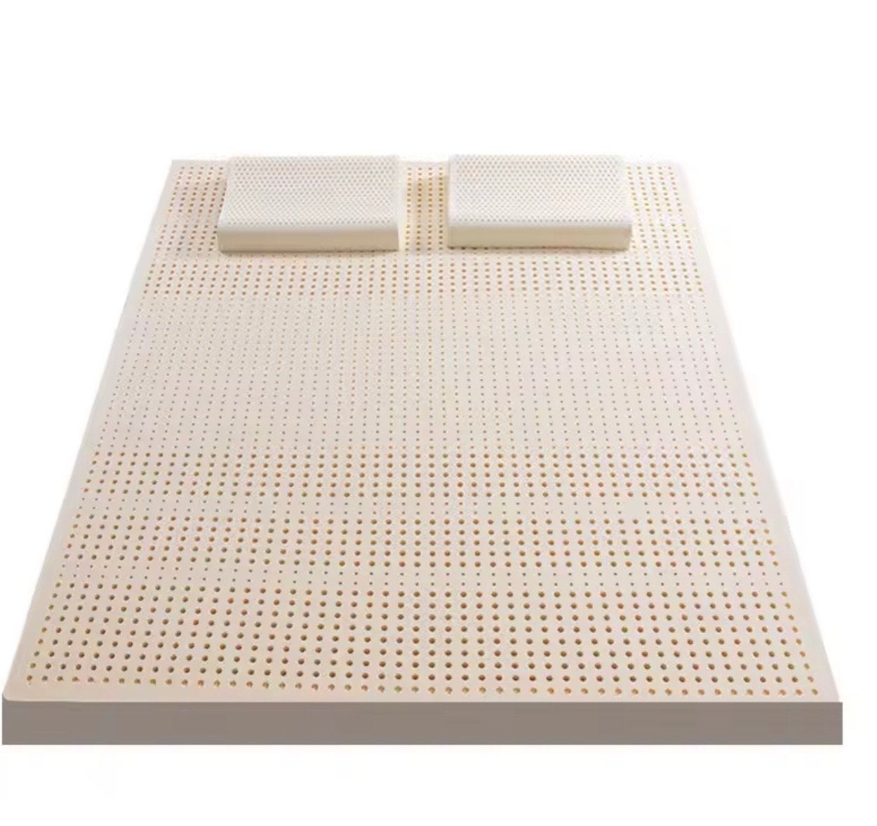Natuurlijk latex matras met ademende ventilatie 210x200, Ophalen of Verzenden, Overige maten, Matras, Nieuw