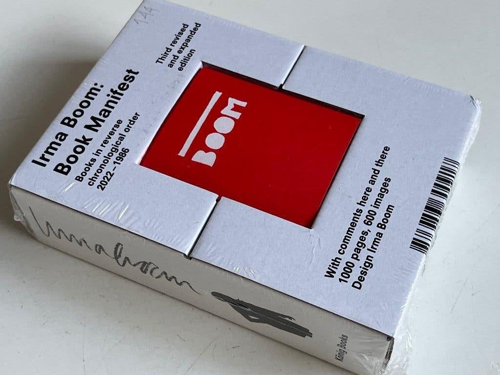Ontwerp Irma Boom  - Book Manifest 2022, Ontwerp Irma Boom, Ophalen of Verzenden, Zo goed als nieuw, Overige onderwerpen