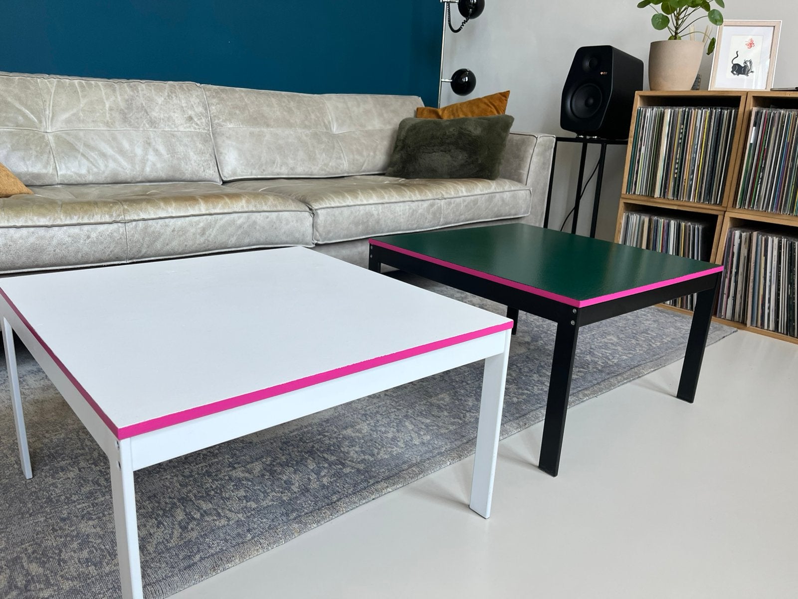Tafel(s), Huis en Inrichting, Tafels | Salontafels, Ophalen, 50 tot 100 cm, Zo goed als nieuw, Minder dan 50 cm