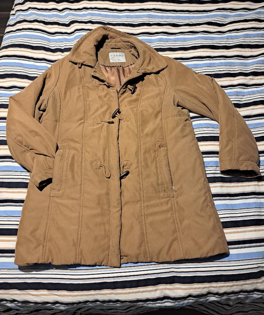 Jas dames, winter, 46-48, C&A, Canda, Kleding | Dames, Ophalen of Verzenden, Zo goed als nieuw, Maat 46/48 (XL) of groter, Bruin