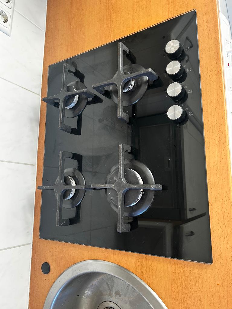 Inbouw gasfornuis, Witgoed en Apparatuur, Fornuizen, Ophalen, Gebruikt, Minder dan 85 cm, 4 kookzones