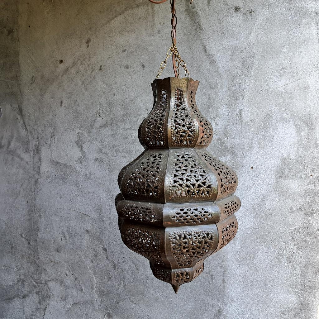Metalen oosterse lamp Marrakech met kabel + stekker *Etage3*, Gebruikt, ., Ophalen of Verzenden, .
