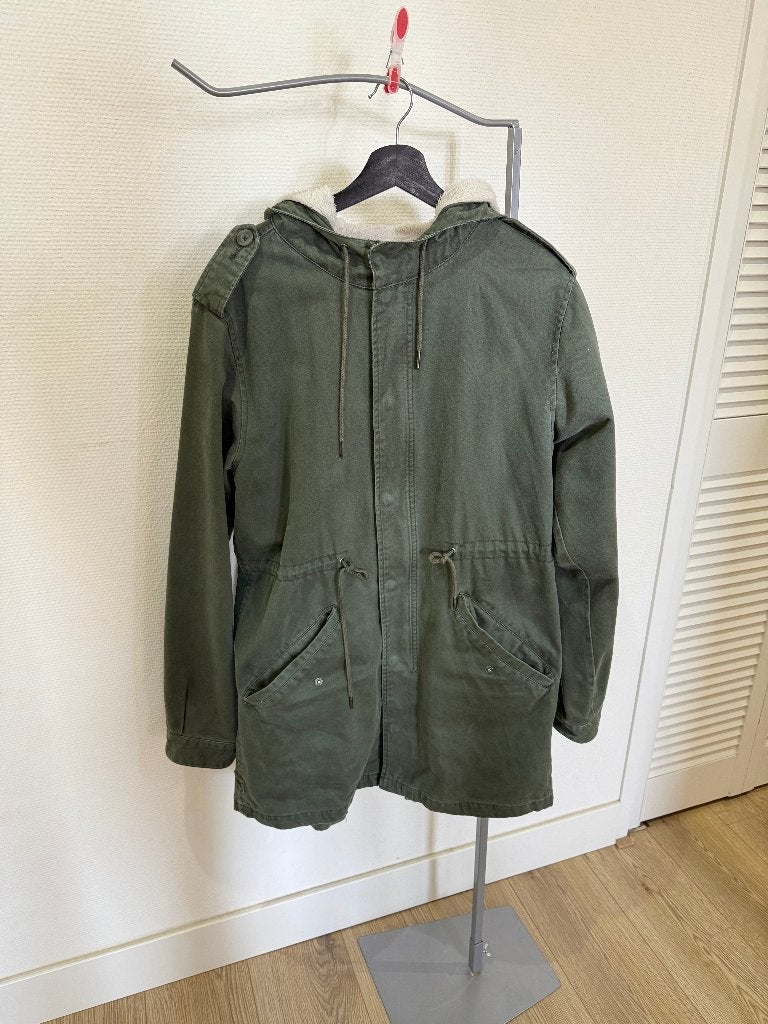 RVCA Jas M – Smaragdgroen – Goede gebruikte staat, Ophalen of Verzenden, Gedragen, Groen