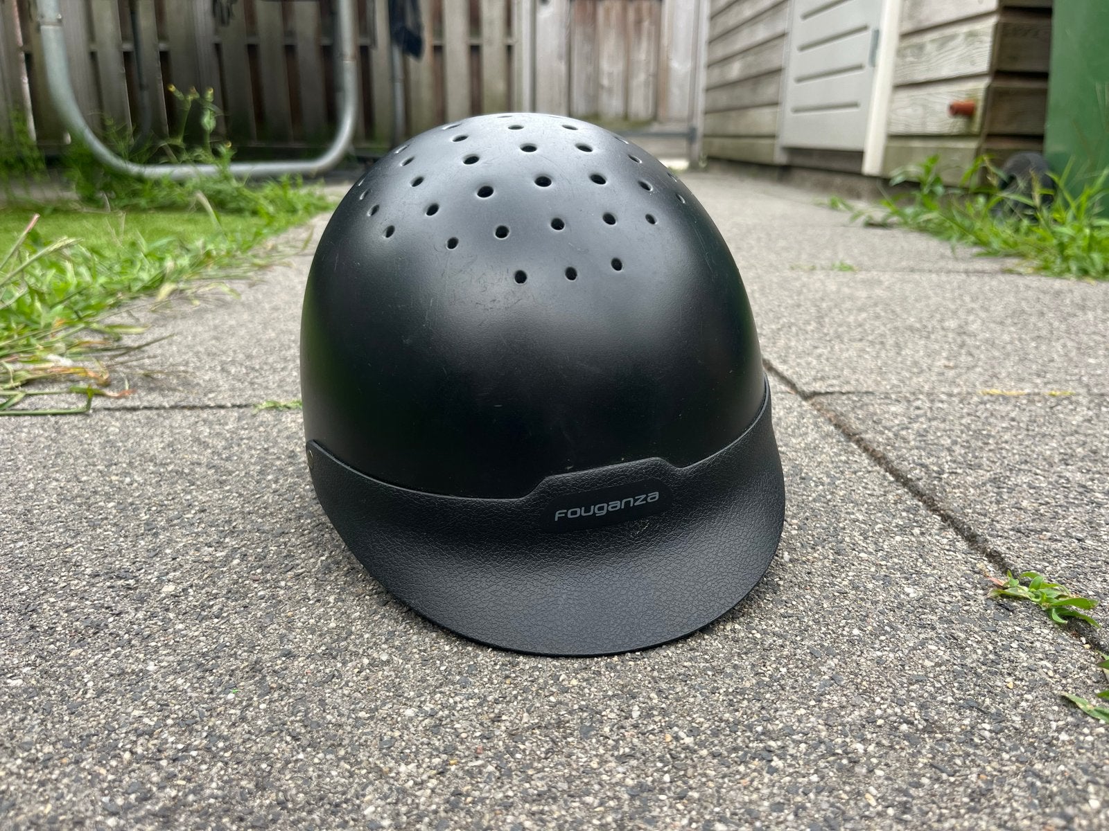Kinder paardrijcap fouganza, Dieren en Toebehoren, Paardrijkleding, Ophalen of Verzenden, Gebruikt