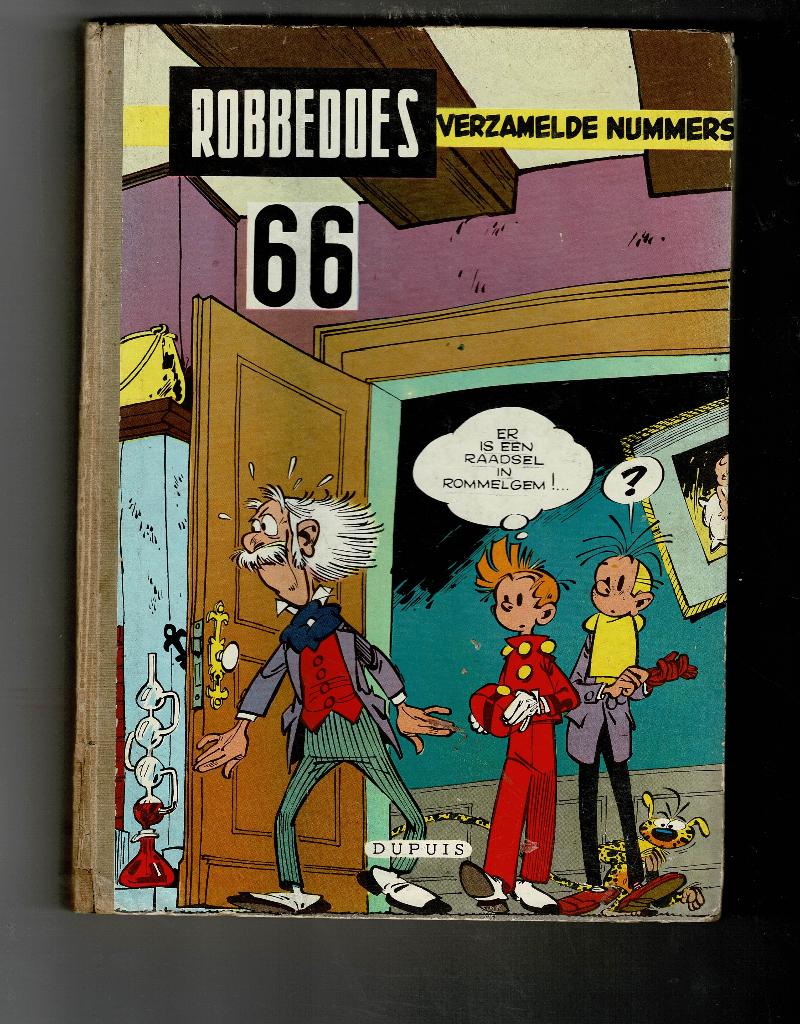 Robbedoes verzamelalbum Nr. 66 uit 1958 in goede staat, Boeken, Gelezen, Diverse, Verzenden, Eén stripboek