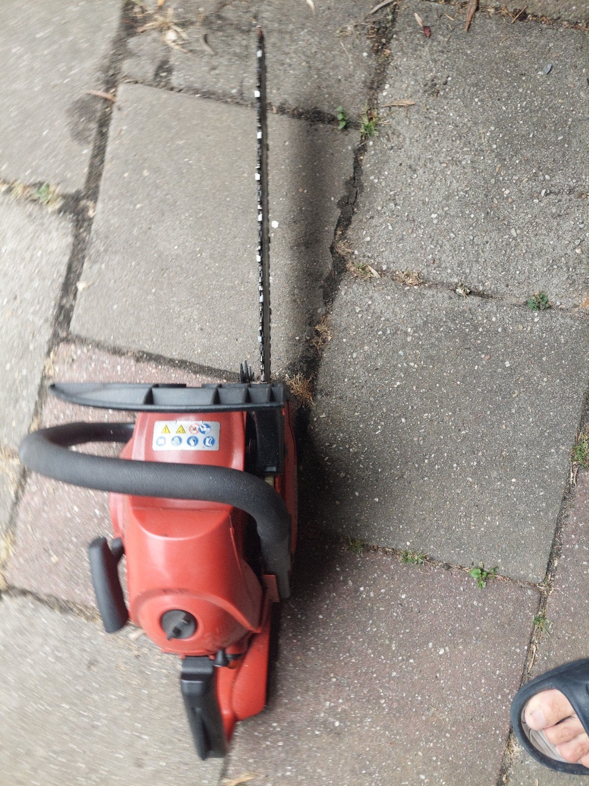 kettingzaag, Ophalen, Gebruikt
