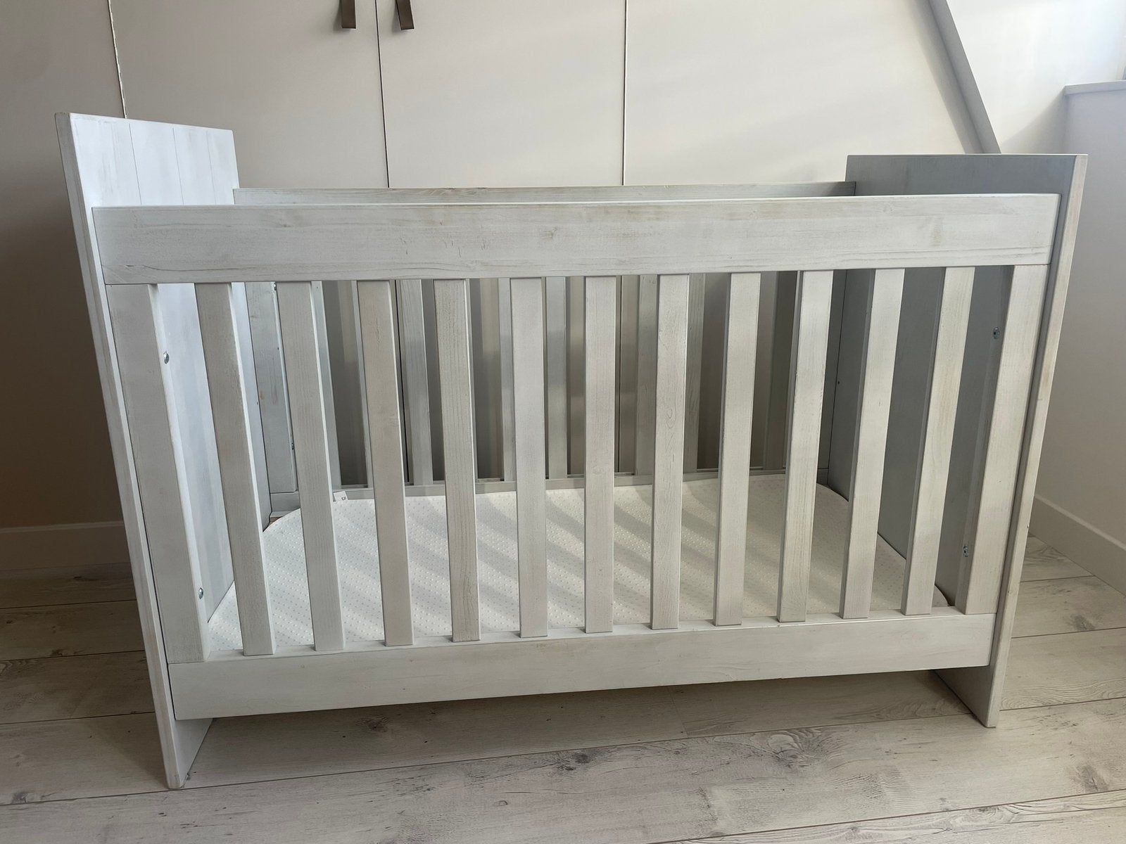 Ledikant Bopita Tim-blue wash- inclusief matras, Ophalen, Gebruikt, Jongetje of Meisje
