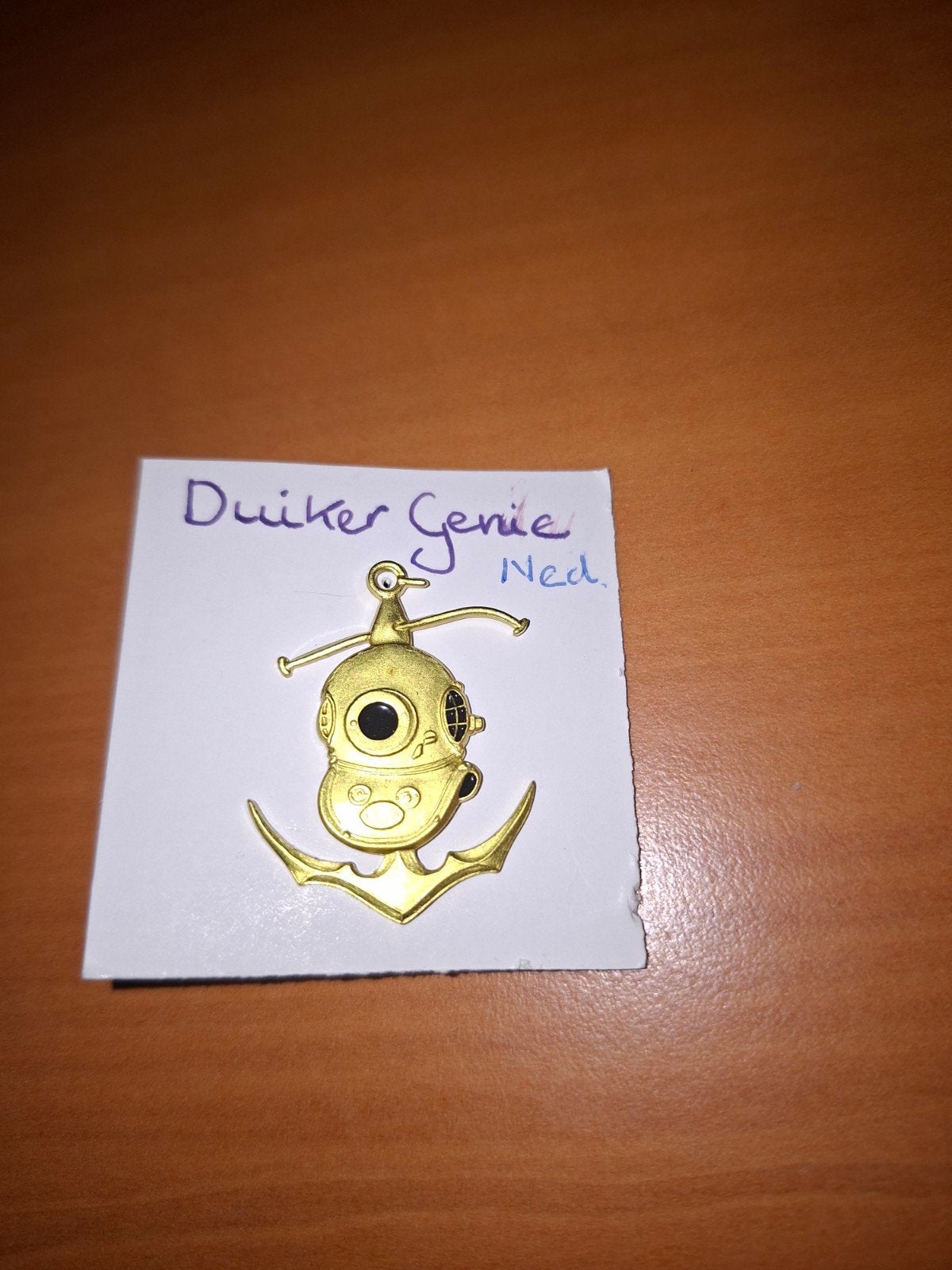 embleem duiker genie, Verzamelen, Ophalen of Verzenden, Landmacht, Nederland, Embleem of Badge