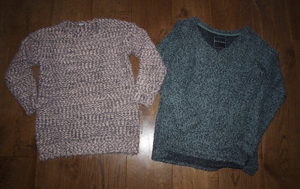 2 Mooie Gebreide Truien oa Pescara (M), Kleding | Dames, Maat 38/40 (M), Pescara, Ophalen of Verzenden, Grijs