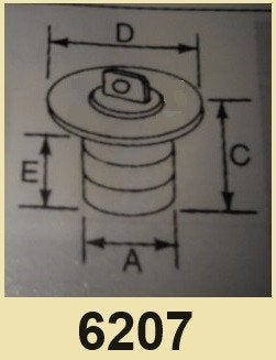 6207 Lensplug kunststof - Ø 25 mm. € 2,95, Watersport en Boten, Ophalen of Verzenden, Nieuw, Overige typen