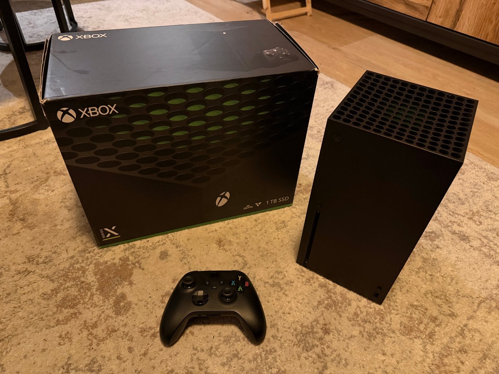 Xbox Series X 1TB SSD met controller en doos