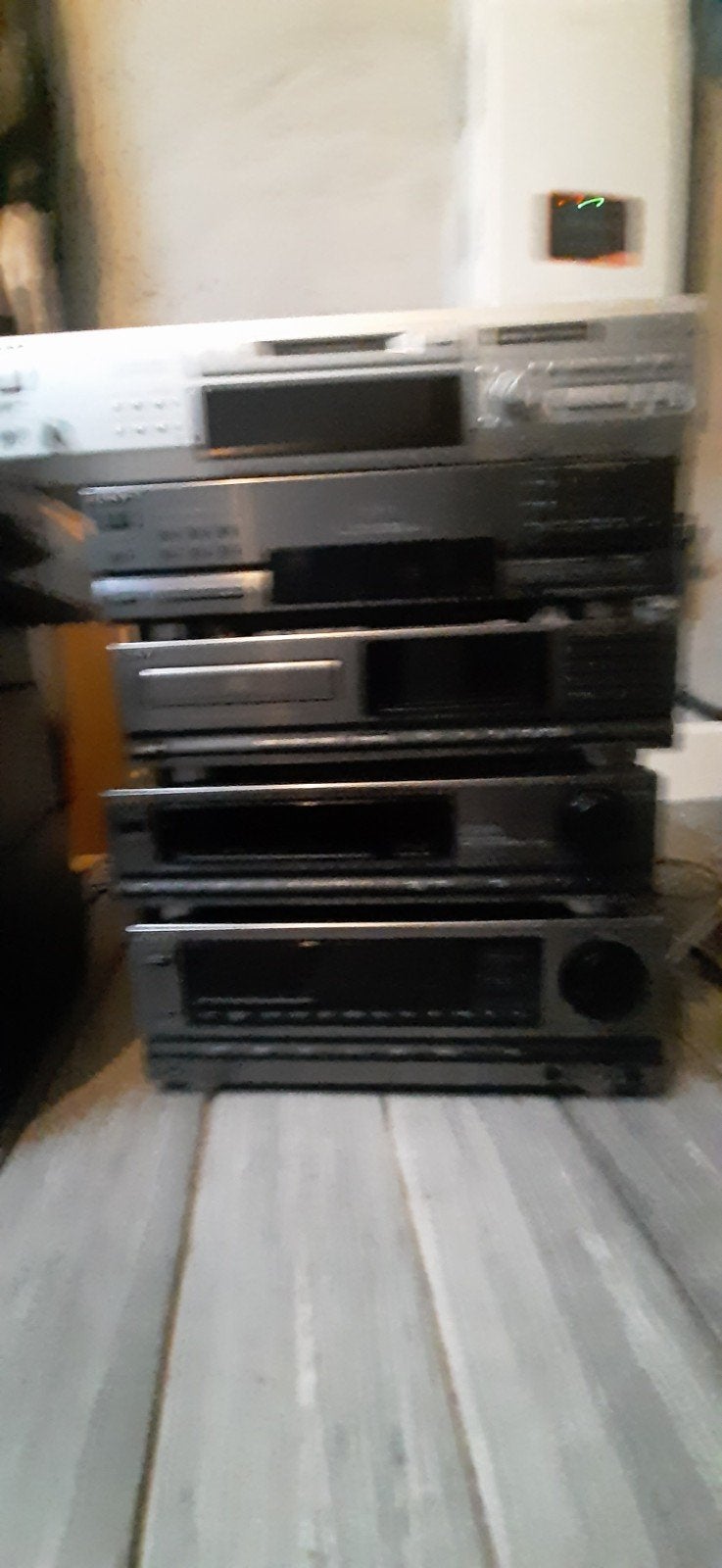 Vintage Hifi Set - Sony en Philips Componenten, Ophalen, Gebruikt, Losse componenten, Cassettedeck
