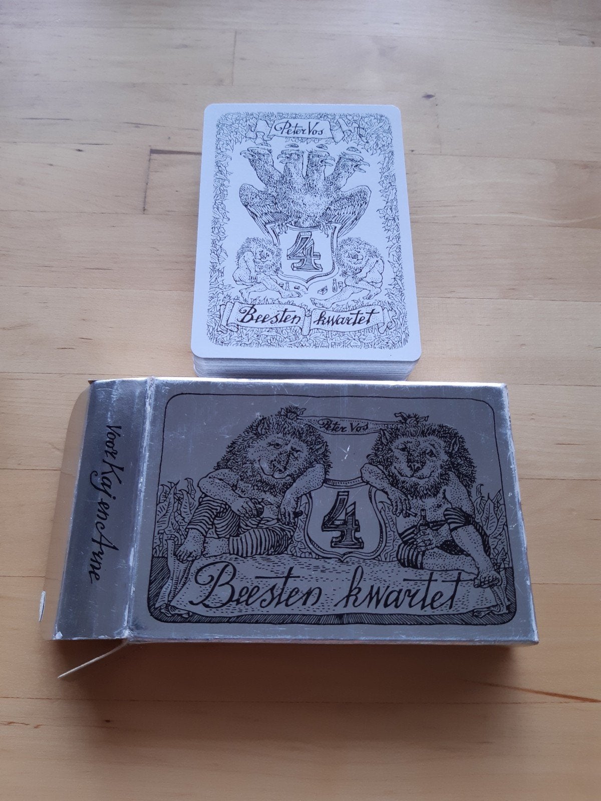 Beesten kwartet spel, Ophalen of Verzenden, Zo goed als nieuw