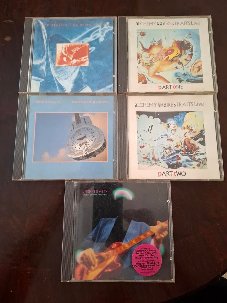 Dire Straits CD Collectie: 5 Albums, Ophalen, 1980 - 1989, Gebruikt