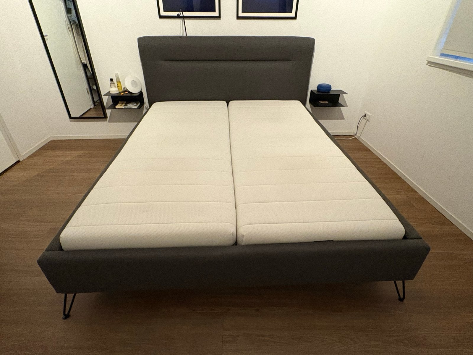 Swiss Sense Bed 160x200 incl. matrassen en kussens, Ophalen, Gebruikt, Tweepersoons, 200 cm