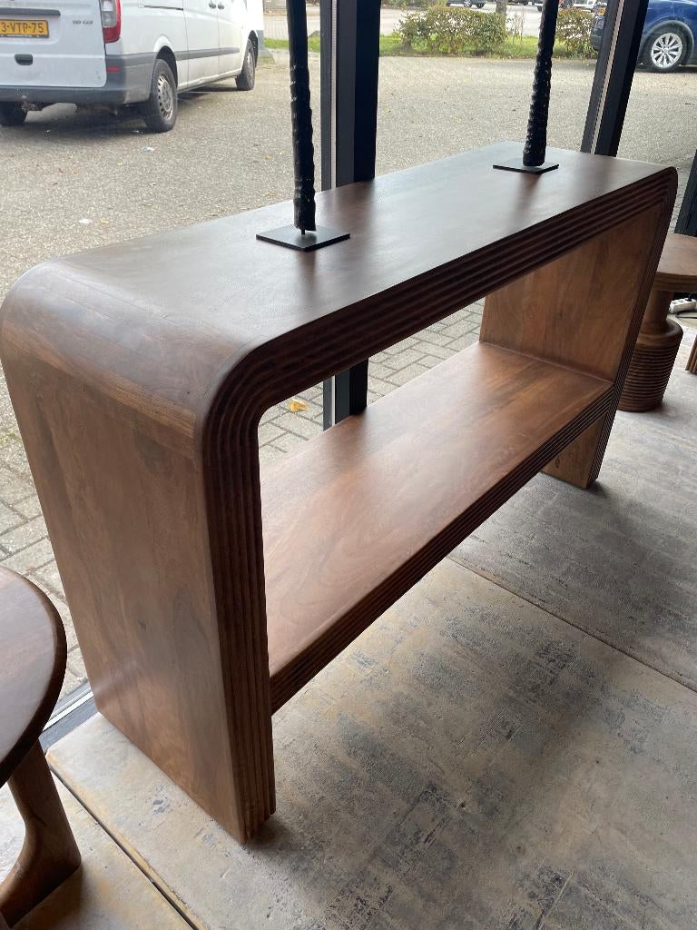 LEEGVERKOOP MANGO WALNOOT HOUTEN ONDERSTEL 499 ! CHEFMEUBEL, Ophalen, Bruin, Nieuw, Modern