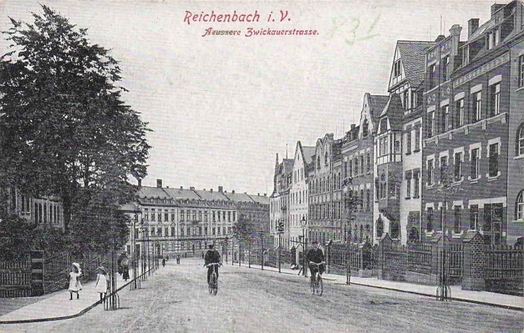 703-162-005 Reichenbach I V Aussere Zwickauerstrasse, Ophalen of Verzenden, Voor 1920, Duitsland