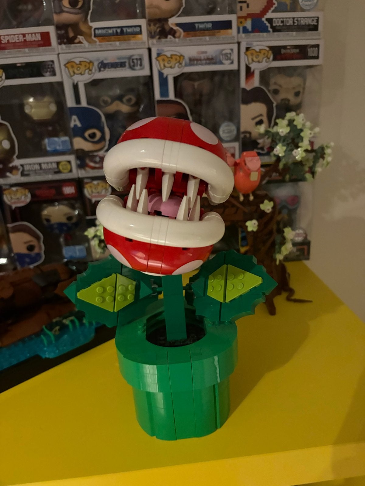 Lego Super Mario Piranha Plant, Ophalen of Verzenden, Zo goed als nieuw, Overige merken