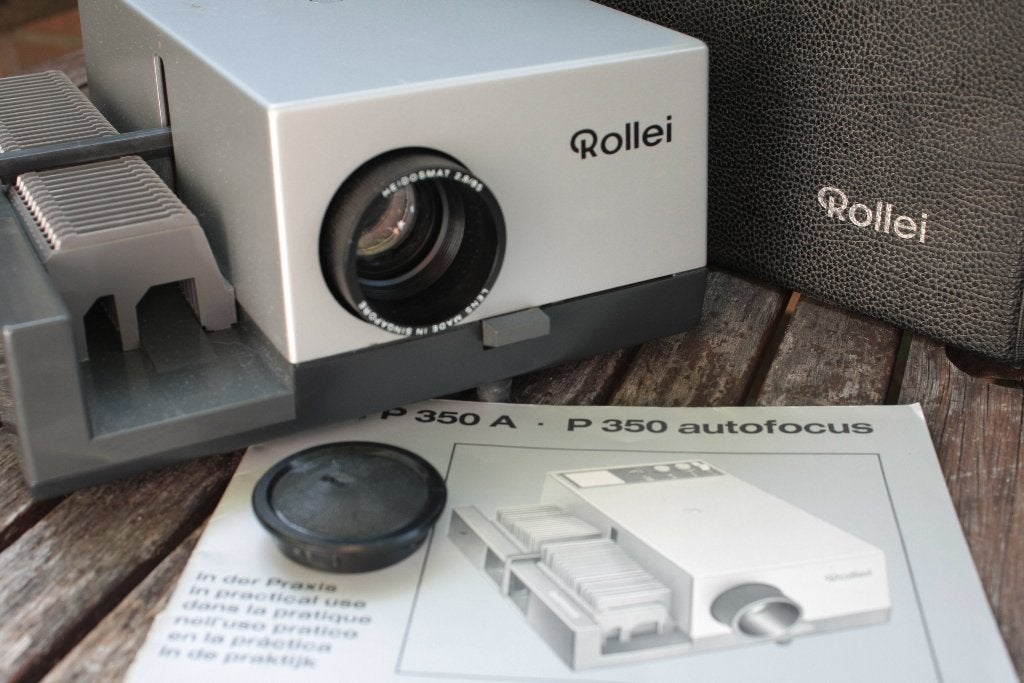 Rollei kleinbeeld diaprojector, Audio, Tv en Foto, Diaprojectors, Ophalen, Gebruikt