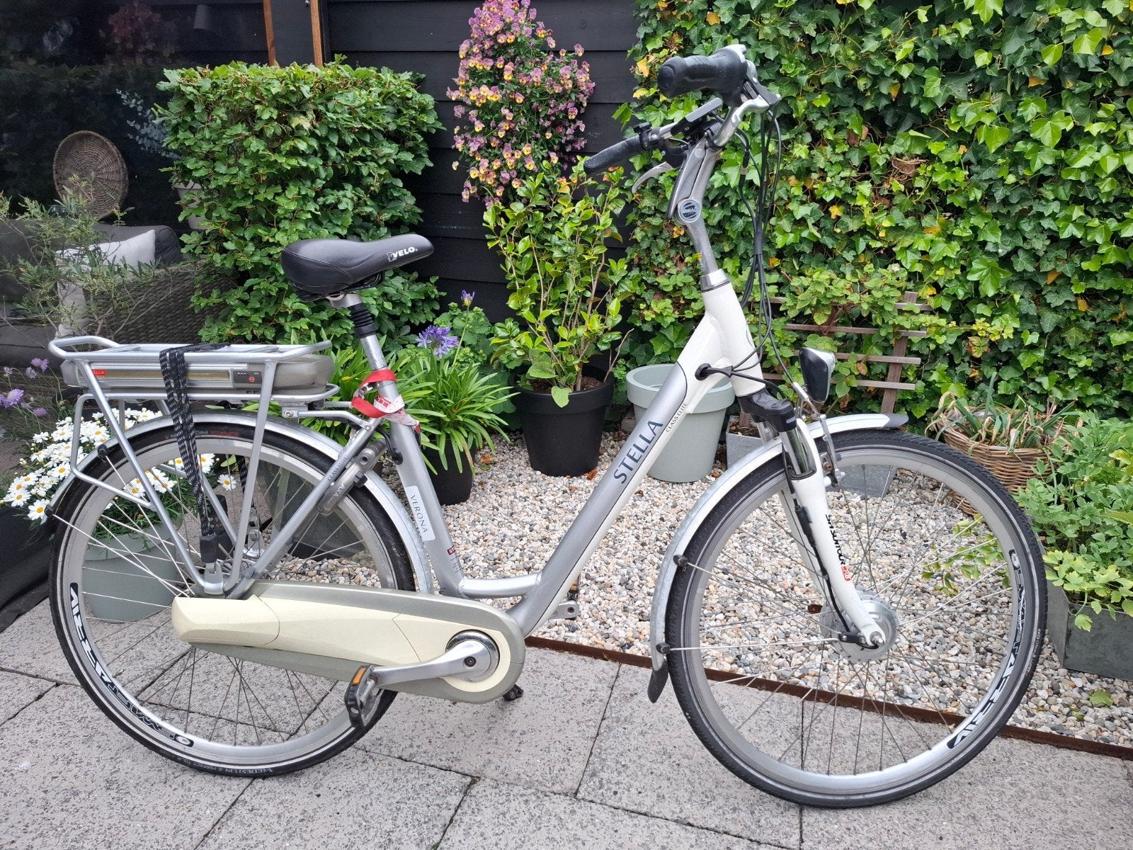 Stella Verona electrische damesfiets, Fietsen en Brommers, Fietsen | Dames | Damesfietsen, Ophalen, Gebruikt, Overige merken, Versnellingen