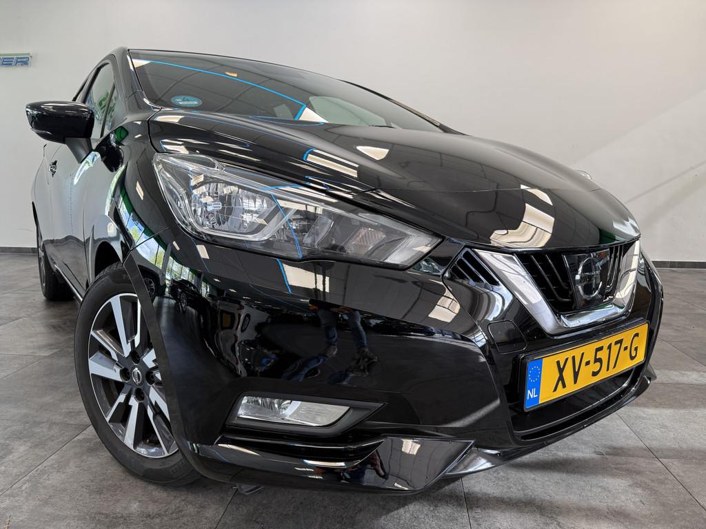 Nissan Micra 1.0 IG-T N-Connecta Navigatie CruiseControl Tre, Voorwielaandrijving, Zwart, Origineel Nederlands, Onderhoudsboekje