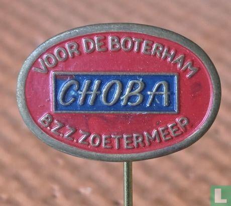 Speldje - Choba voor de boterham B.Z.Z.Zoetermeer, Verzamelen, Ophalen of Verzenden, Zo goed als nieuw, Merk, Speldje of Pin