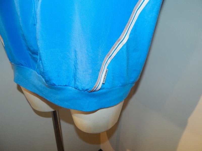 Marccain hemels blauwe top los vallende zijde achtig N4/40, Kleding | Dames, T-shirts, Maat 38/40 (M), Zo goed als nieuw, Zonder mouw