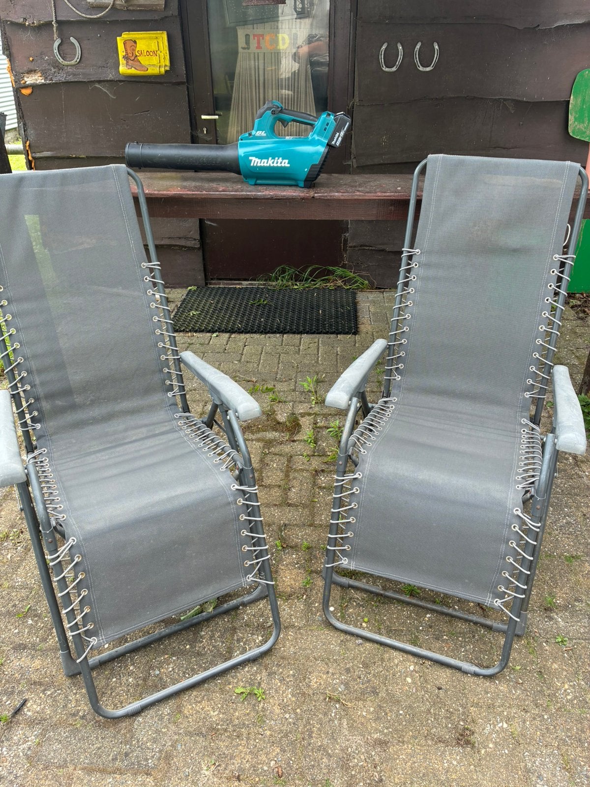 Relax camping stoelen., Caravans en Kamperen, Ophalen, Gebruikt, Campingstoel