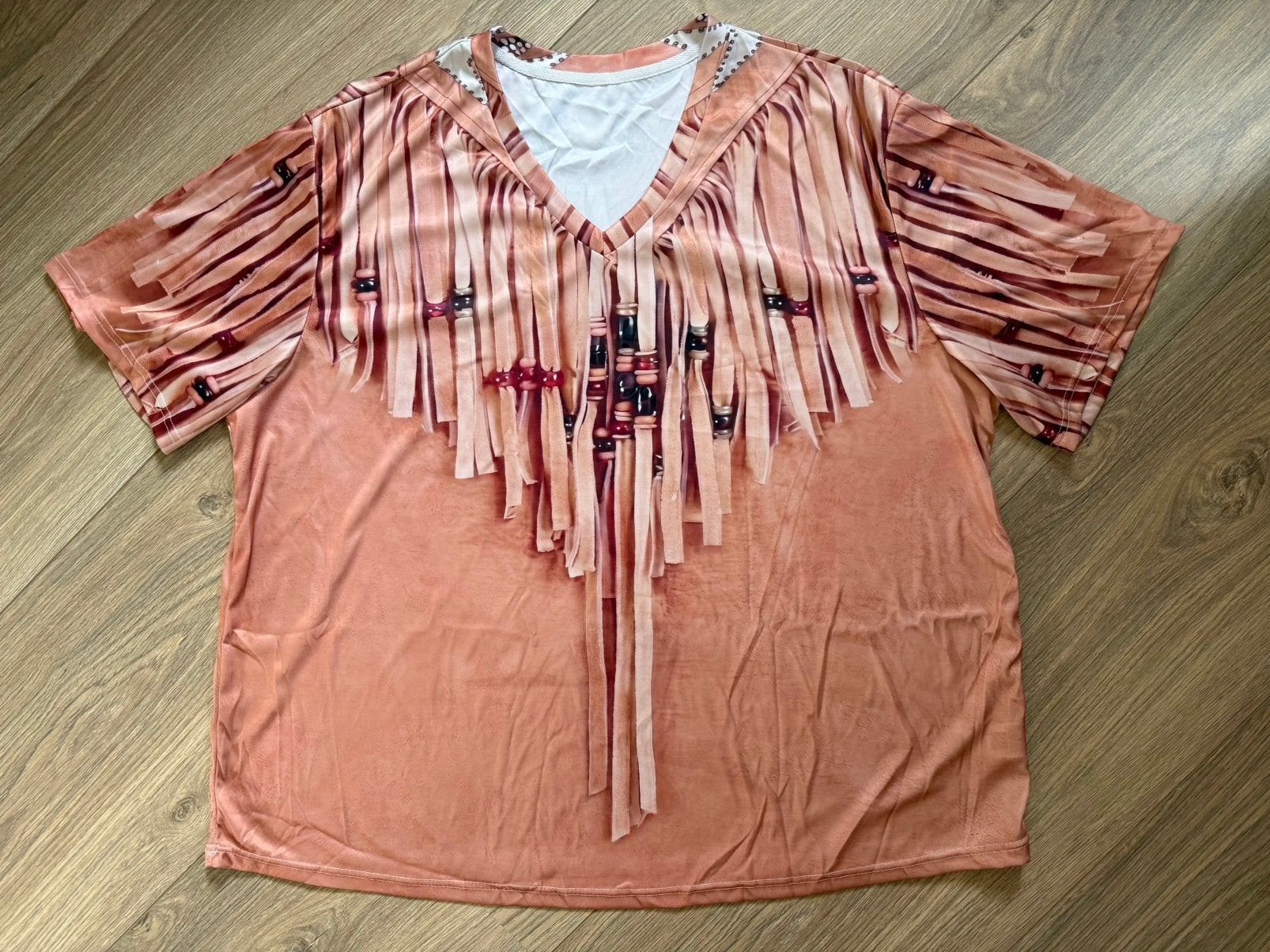 boho western shirt 50-52, Maat 46/48 (XL) of groter, Nieuw, Oranje, Ophalen of Verzenden