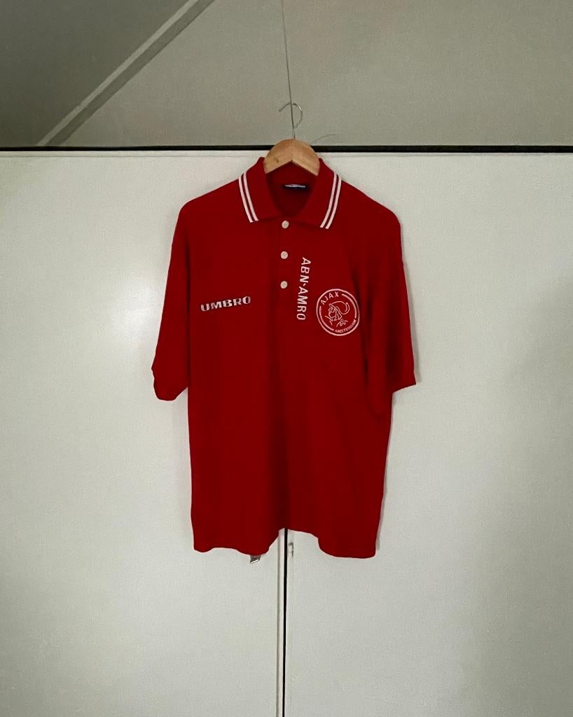 Ajax polo 1997/1998 maat XL, Ophalen of Verzenden, Gebruikt, Ajax, Shirt