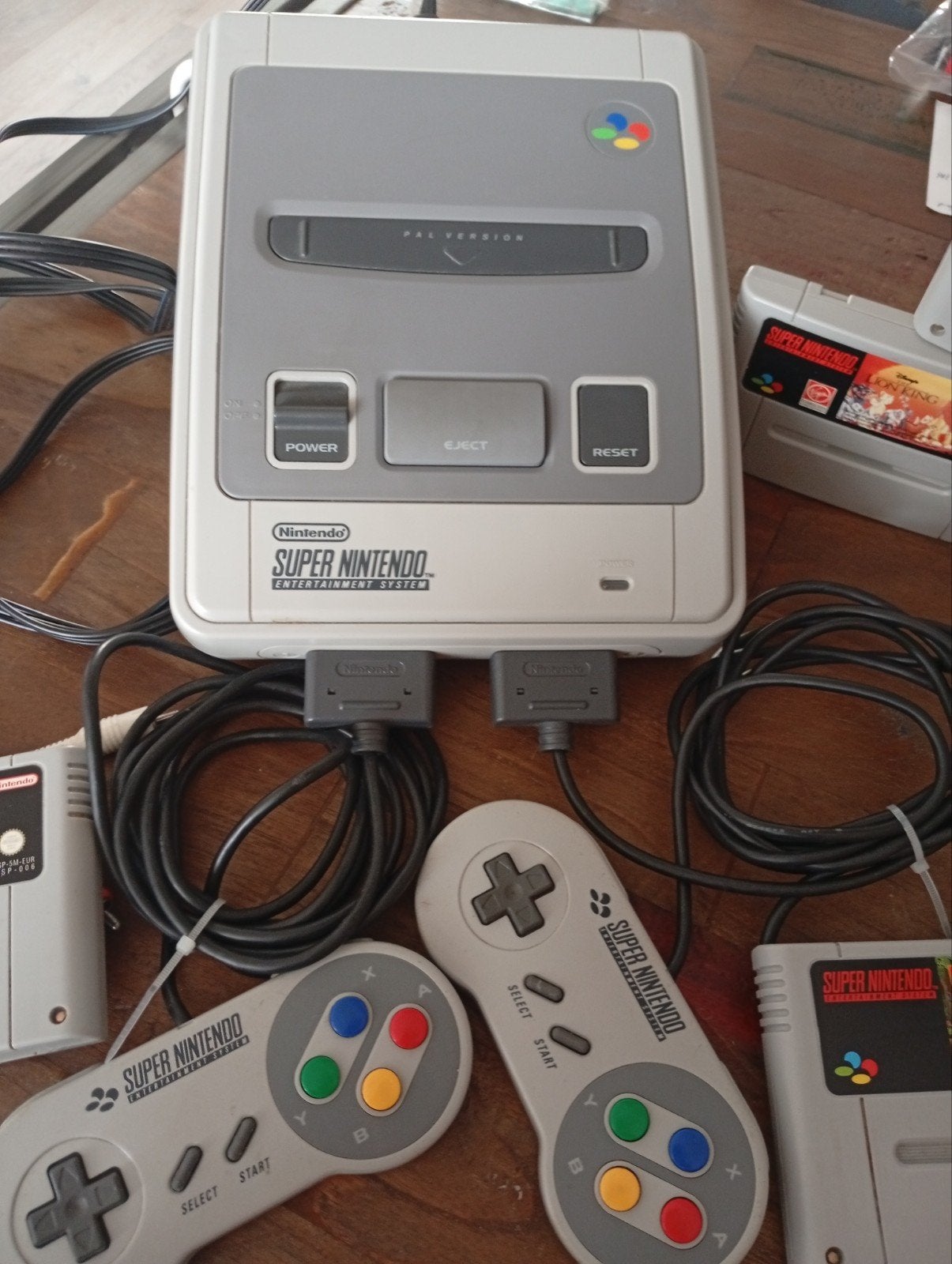 Super Nintendo System (SNES) met 2 controllers, Ophalen, Gebruikt, Met 2 controllers, Met games